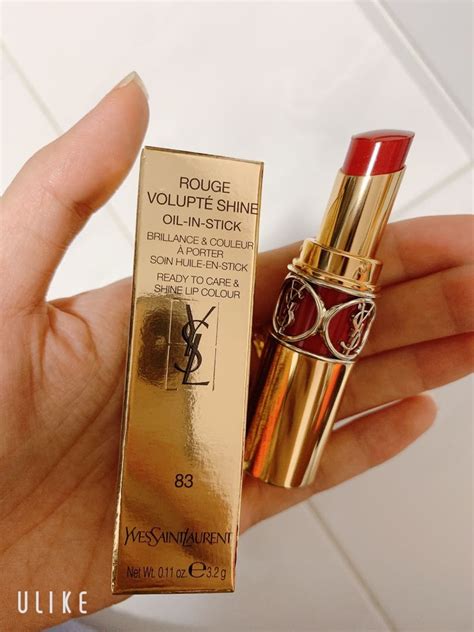 ysl volupte 83|ysl volupte lipstick review.